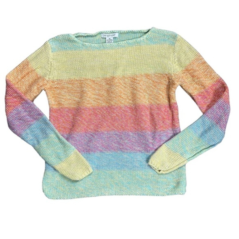 Paraphrase Multicolor Striped Sweater